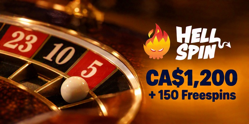 Mobile Casino Hell Spin CA$1,200 + 150 Freespins